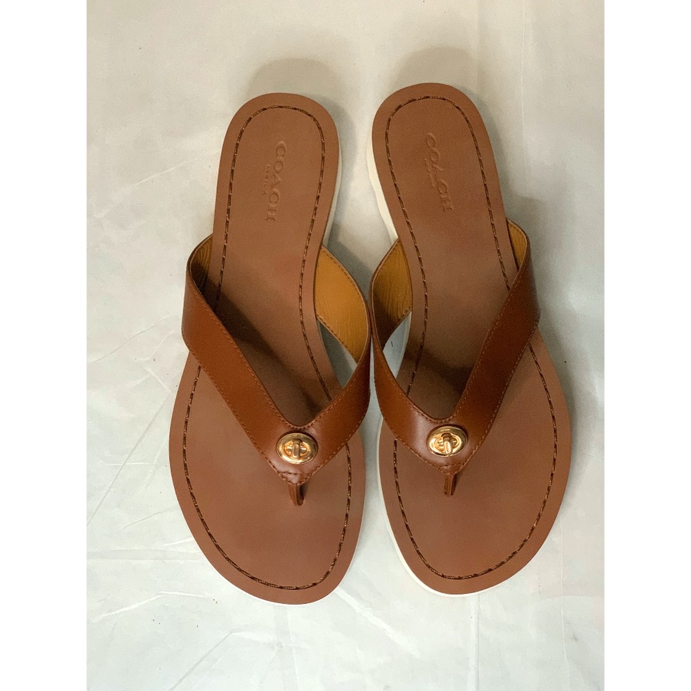 Brand New Coach Flip Flops
